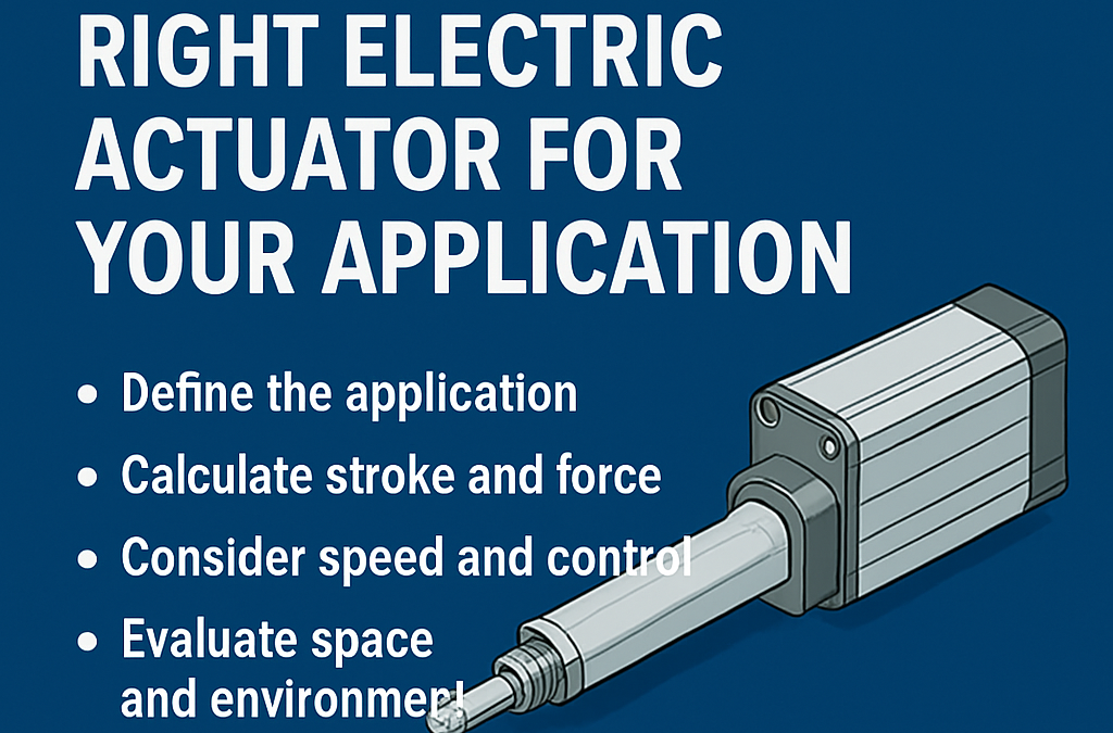 Choosing the Right Electric Actuator for Your Application