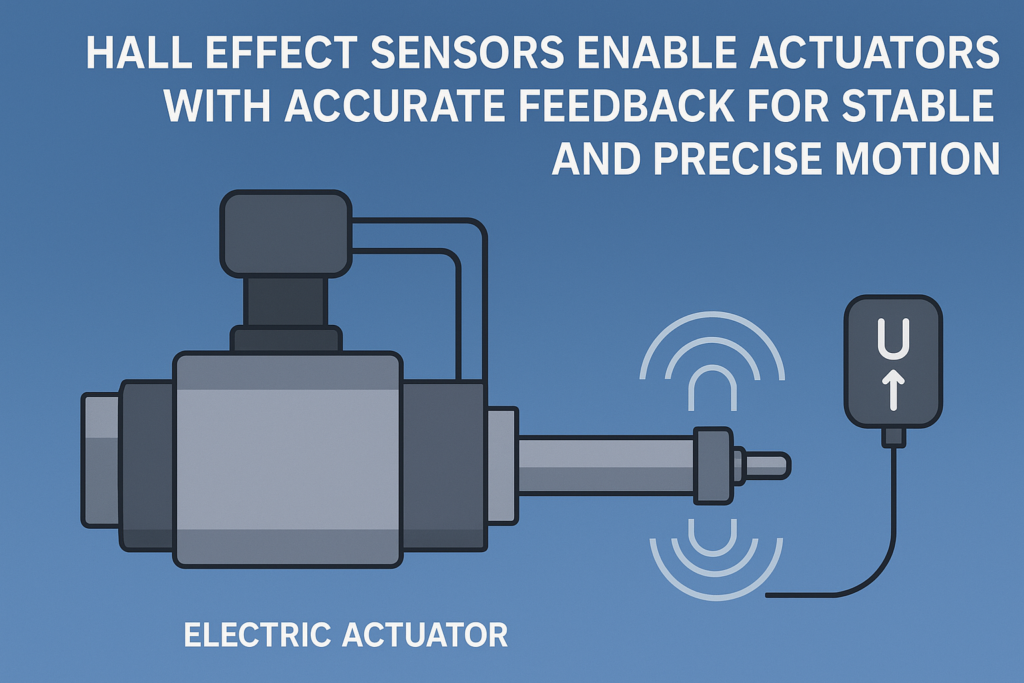 Hall Effect Sensors Enable Actuators with Accurate Feedback for Stable and Precise Motion