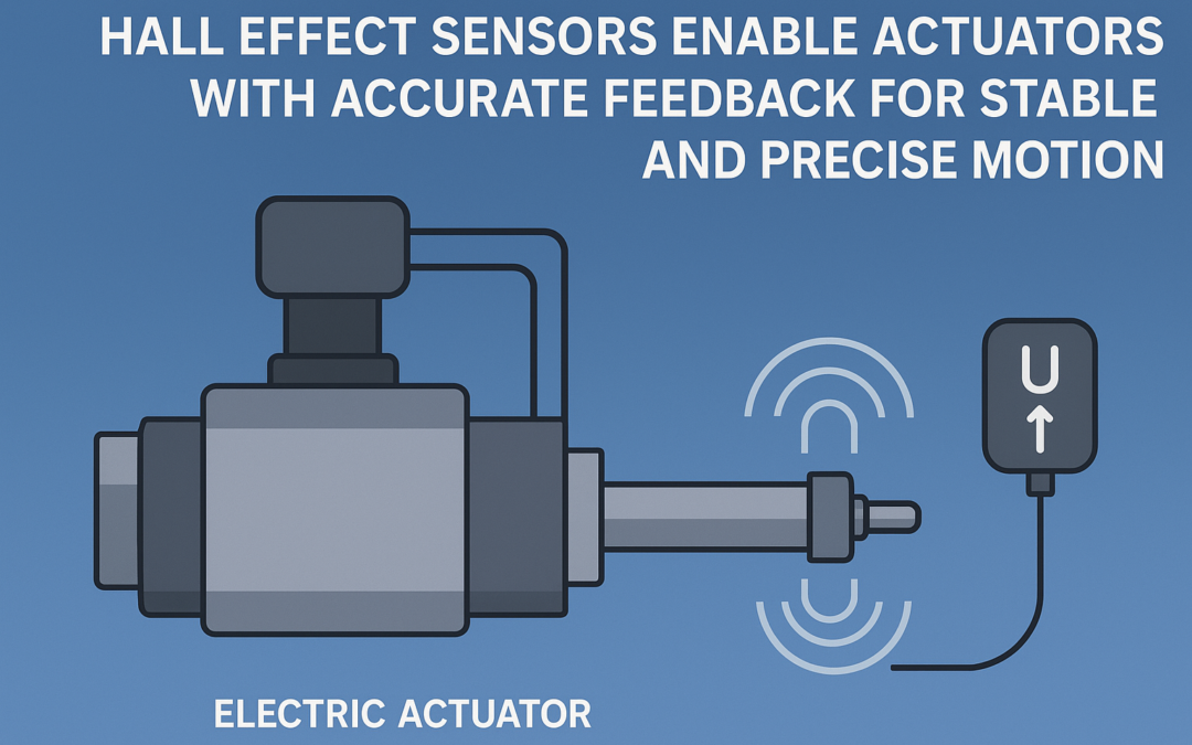 Hall Effect Sensors Enable Actuators with Accurate Feedback for Stable and Precise Motion