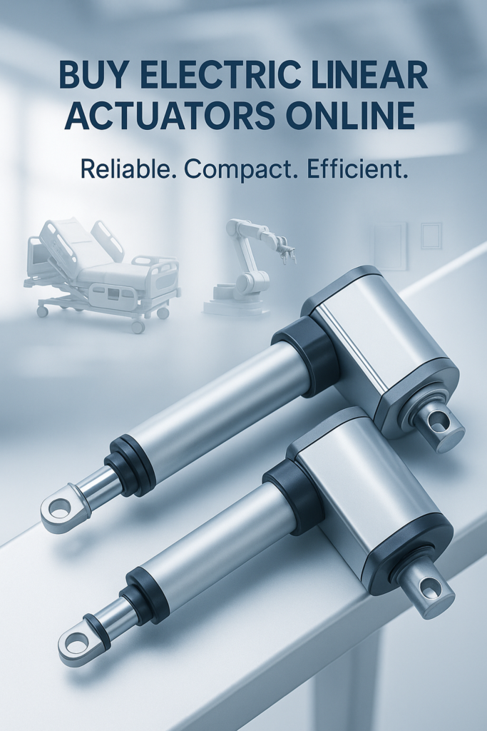Buy reliable, compact, and efficient electric linear actuators online from Kathir Sudhir Automation. Perfect for industrial and medical applications.