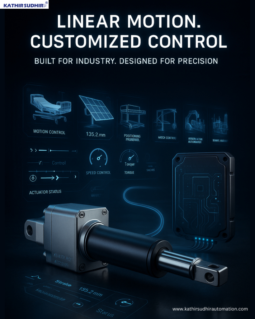 Linear Electric Actuator & Application-Based Customized Control System