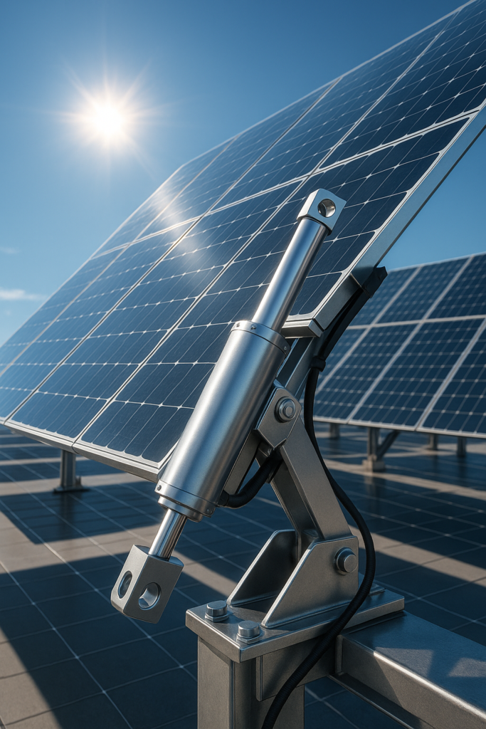 Solar Tracking Using Electric Linear Actuators