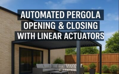 Innovative Pergola Open and Close with Linear Actuator