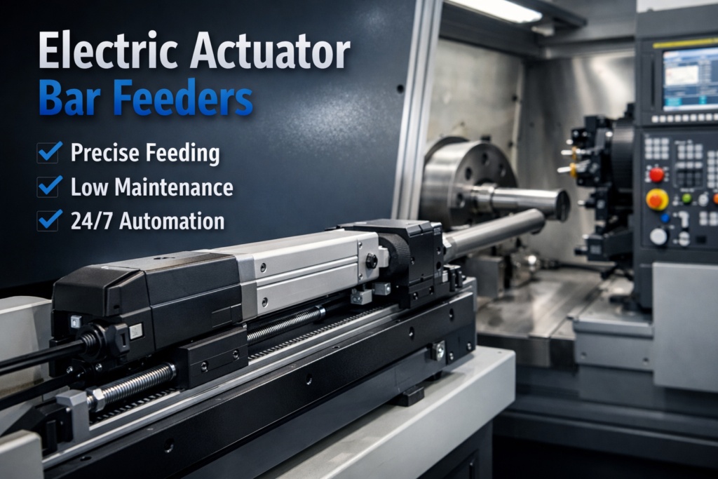 Bar Feeders Using Electric Actuator