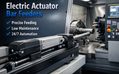 Bar Feeders Using the Powerful Electric Actuator for Smarter Automation