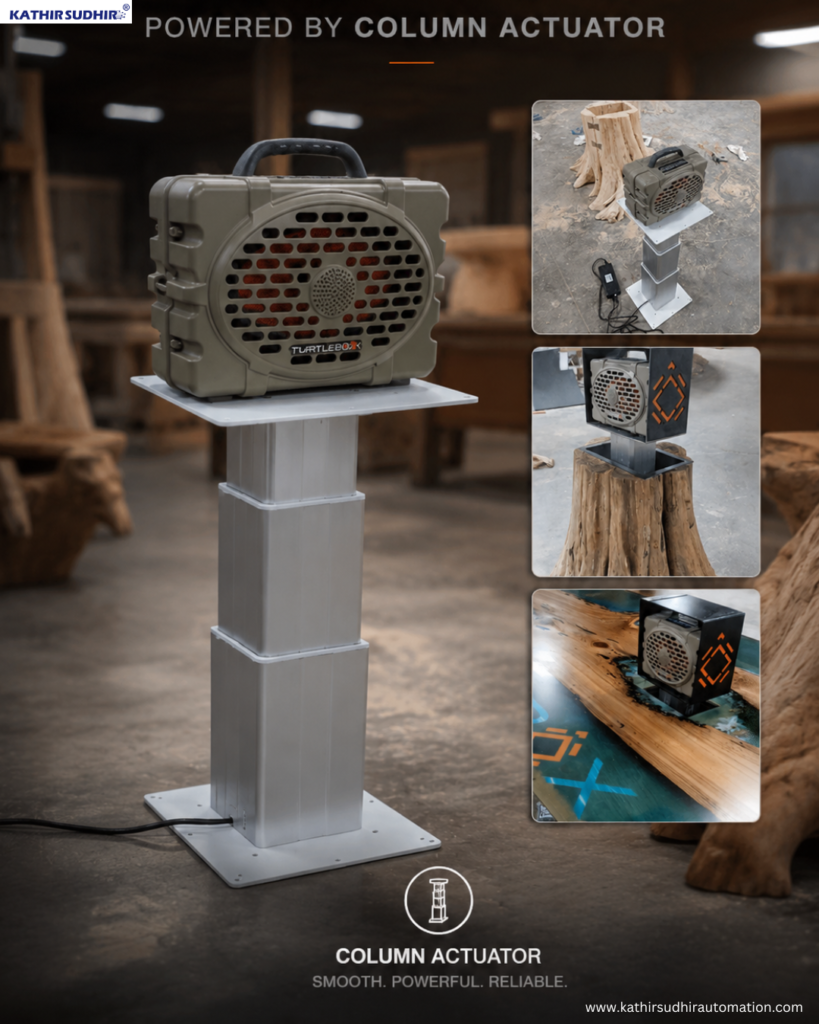 Audio Setup Using Column Linea