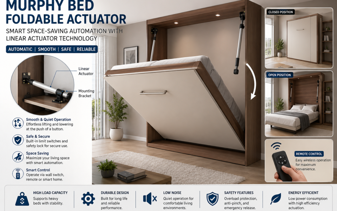 Murphy Bed Foldable Actuator: Smart Space-Saving Automation with Linear Actuator Technology